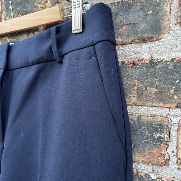 Talbot’s W’s 8 Curvy Hampshire Straight Leg Ankle Pant Tailored Navy poly blend - Picture 6 of 14